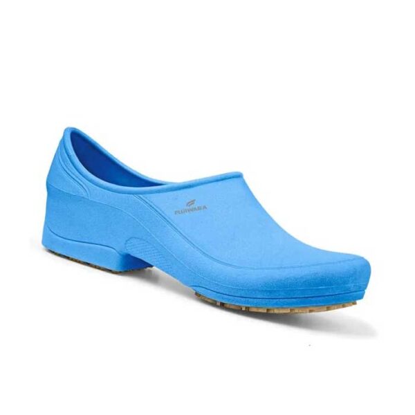 Sapato Ocupacional Antiderrapante Moov Azul Claro Fujiwara